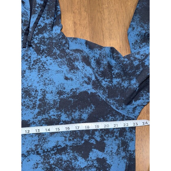 Lululemon CitySweat Hoodie Mens L Astral Classic Navy Blue Borealis Tie Dye - Picture 10 of 12